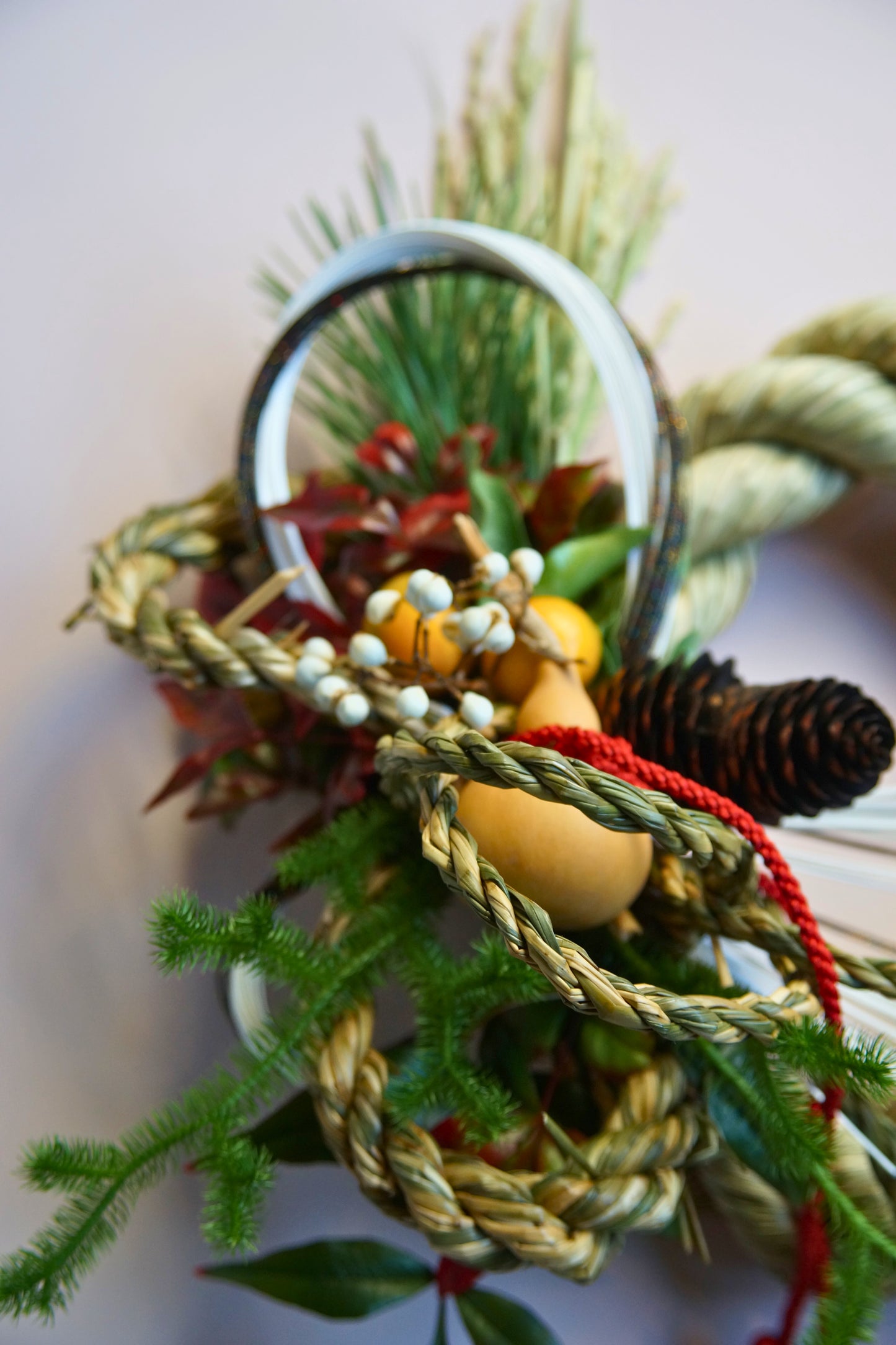 しめ縄のお飾り　松